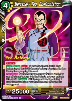 Mercenary Tao, Confrontation #BT27-073 · Dragon Ball Super: Masters