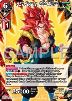 SS4 Gogeta, Bold Arrival 「BT27-123_PR」「EN」