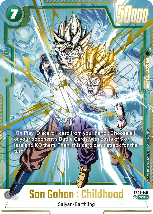 Son Gohan : Childhood 「FB01-140-p1」「EN」