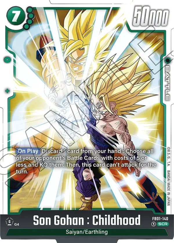 Son Gohan : Childhood 「FB01-140」「EN」