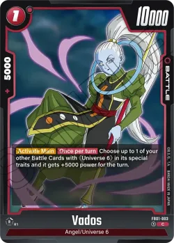 Vados #FB01-003 · Dragon Ball Super: Fusion world