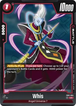 Whis #FB01-004 · Dragon Ball Super: Fusion world