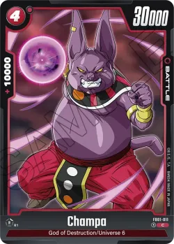 Champa #FB01-011 · Dragon Ball Super: Fusion world