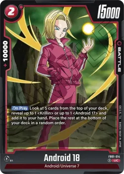 Android 18 #FB01-014 · Dragon Ball Super: Fusion world