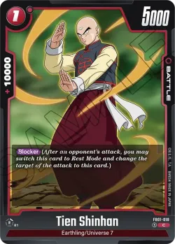 Tien Shinhan #FB01-018 · Dragon Ball Super: Fusion world