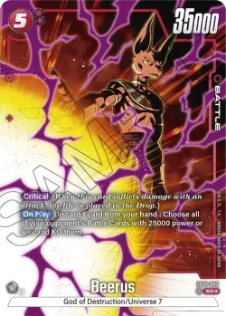 Beerus #FB01-023 · Dragon Ball Super: Fusion world