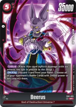 Beerus #FB01-023 · Dragon Ball Super: Fusion world