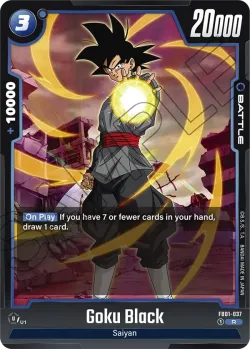 Goku Black #FB01-037 · Dragon Ball Super: Fusion world
