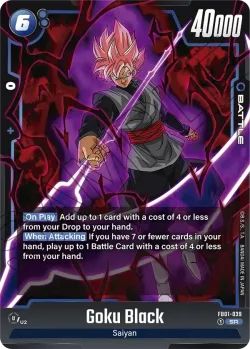 Goku Black #FB01-039 · Dragon Ball Super: Fusion world