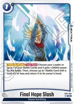 Final Hope Slash #FB01-066 · Dragon Ball Super: Fusion world