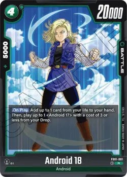 Android 18 #FB01-081 · Dragon Ball Super: Fusion world