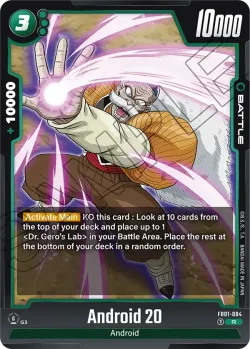 Android 20 #FB01-084 · Dragon Ball Super: Fusion world