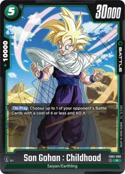 Son Gohan : Childhood #FB01-089 · Dragon Ball Super: Fusion world