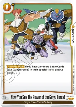 Now You See The Power of the Ginyu Force! 「FB01-138」「EN」