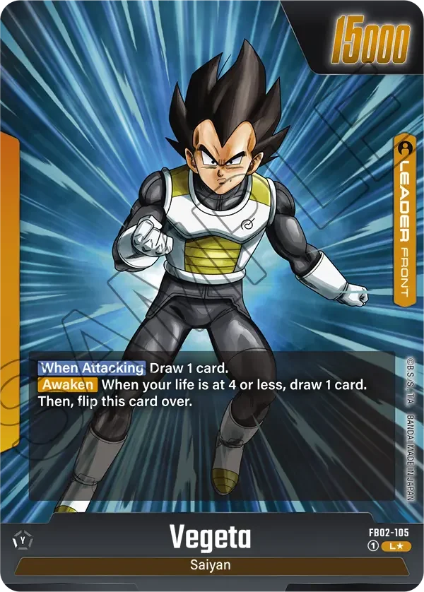 Vegeta 「FB02-105-p1」「EN」