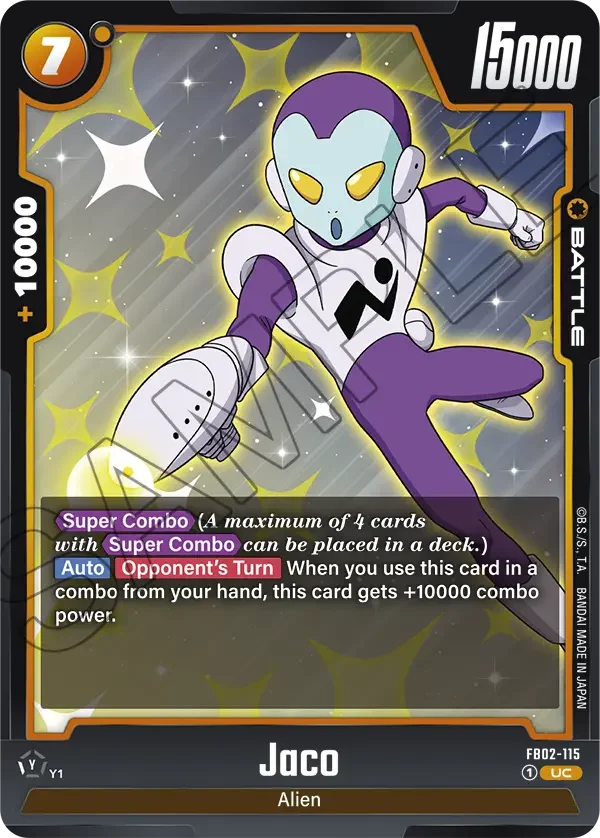 Jaco 「FB02-115」「EN」