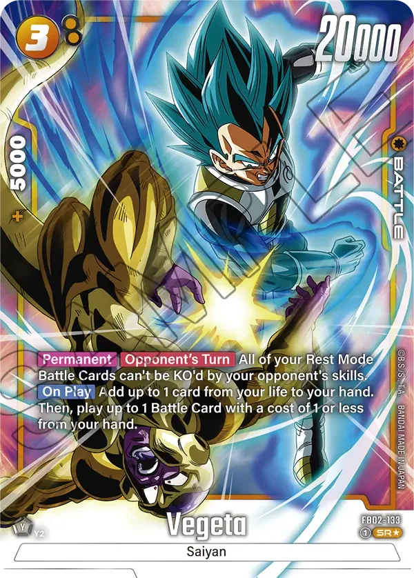 Vegeta 「FB02-133-p1」「EN」