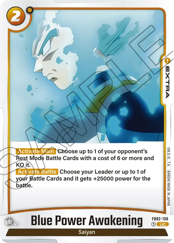Blue Power Awakening 「FB02-136」「EN」