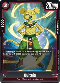 Quitela #FB02-008 · Dragon Ball Super: Fusion world