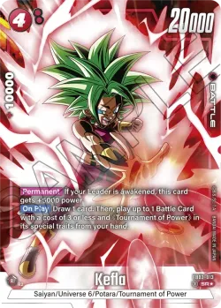 Kefla #FB02-013 · Dragon Ball Super: Fusion world