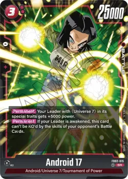 Android 17 #FB02-015 · Dragon Ball Super: Fusion world