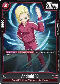 Android 18 #FB02-016 · Dragon Ball Super: Fusion world