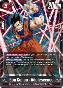 Son Gohan : Adolescence #FB02-018 · Dragon Ball Super: Fusion world