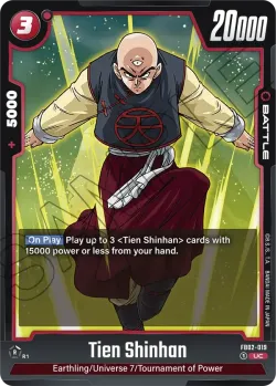 Tien Shinhan #FB02-019 · Dragon Ball Super: Fusion world