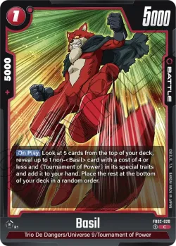 Basil #FB02-020 · Dragon Ball Super: Fusion world