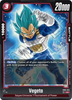 Vegeta #FB02-024 · Dragon Ball Super: Fusion world