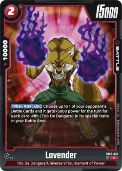 Lavender #FB02-028 · Dragon Ball Super: Fusion world