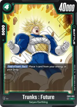 Trunks : Future #FB02-092 · Dragon Ball Super: Fusion world