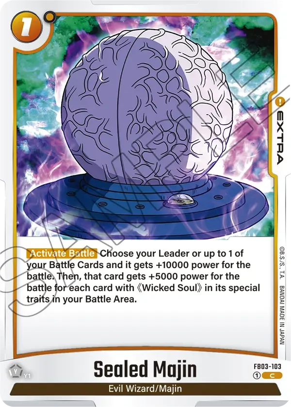 Sealed Majin 「FB03-103」「EN」