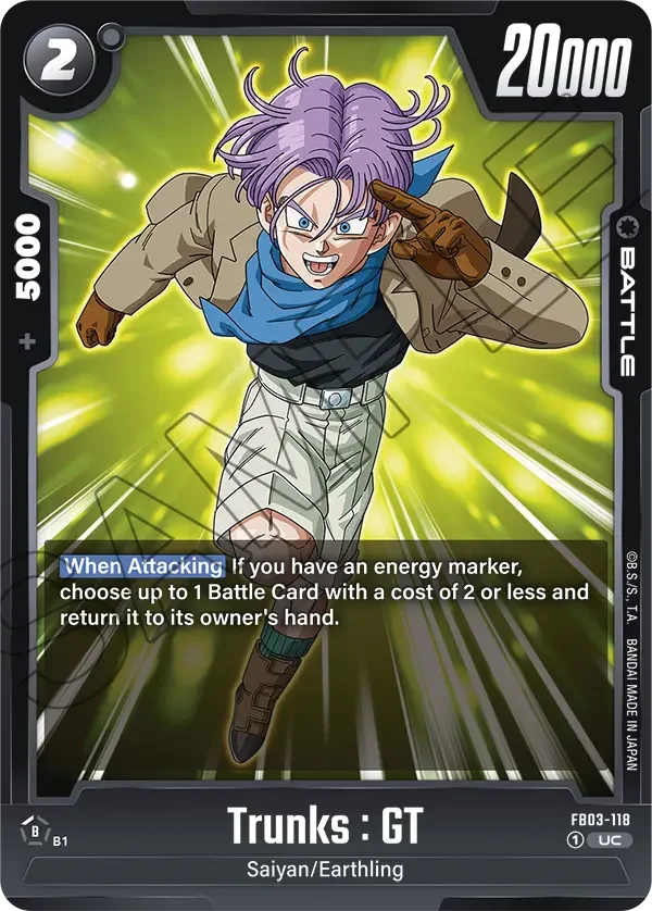 Trunks : GT 「FB03-118」「EN」