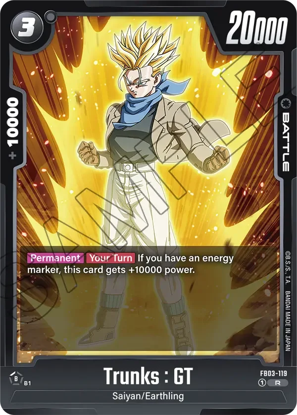 Trunks : GT 「FB03-119」「EN」