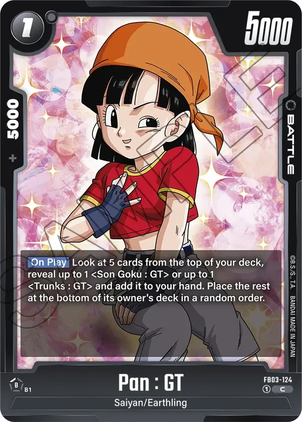 Pan : GT 「FB03-124」「EN」