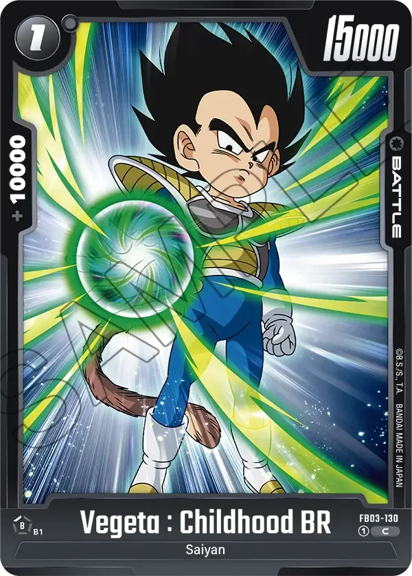 Vegeta : Childhood BR 「FB03-130」「EN」