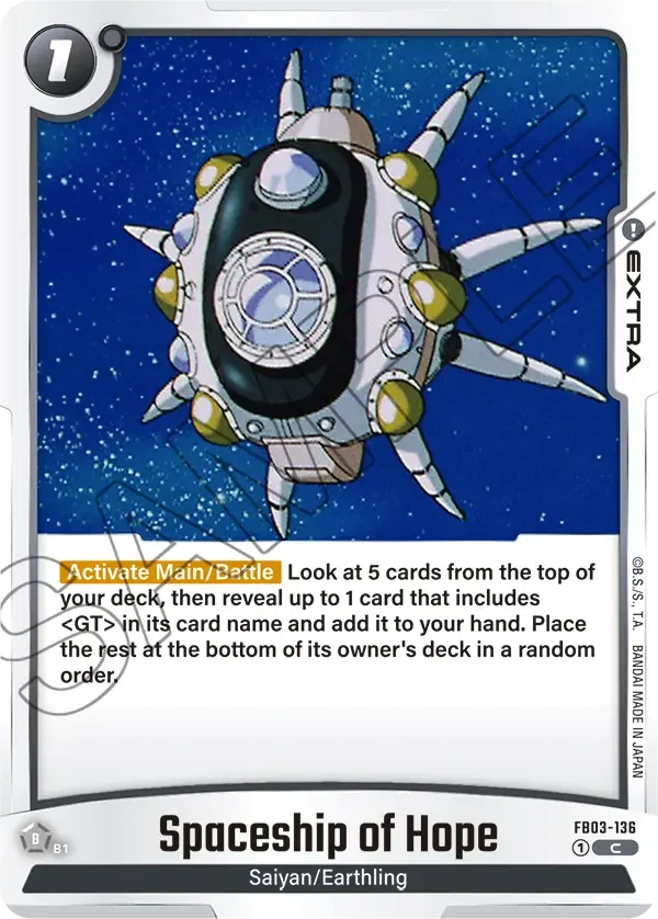 Spaceship of Hope 「FB03-136」「EN」