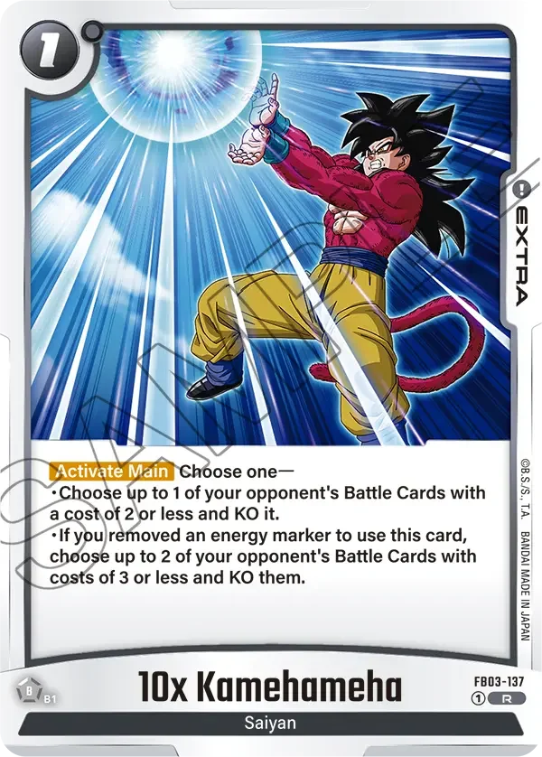 10x Kamehameha 「FB03-137」「EN」