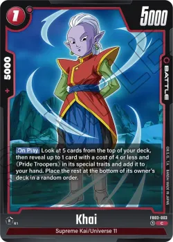 Khai #FB03-003 · Dragon Ball Super: Fusion world