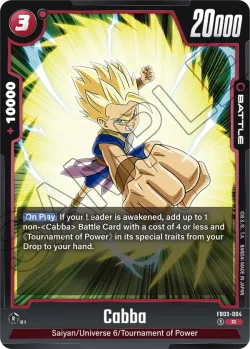 Cabba #FB03-004 · Dragon Ball Super: Fusion world