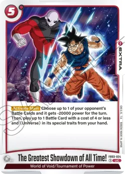 The Greatest Showdown of All Time! #FB03-024 · Dragon Ball Super: Fusion world