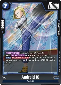 Android 18 #FB03-035 · Dragon Ball Super: Fusion world