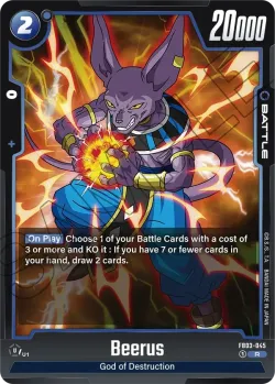 Beerus #FB03-045 · Dragon Ball Super: Fusion world