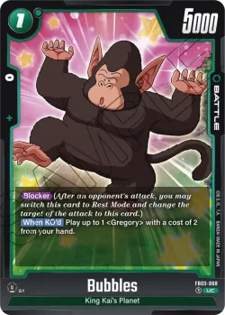 Bubbles #FB03-068 · Dragon Ball Super: Fusion world