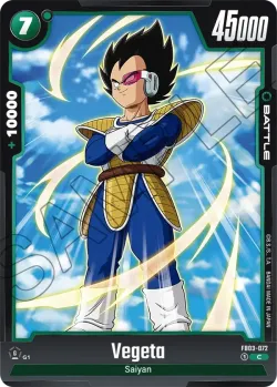 Vegeta #FB03-072 · Dragon Ball Super: Fusion world