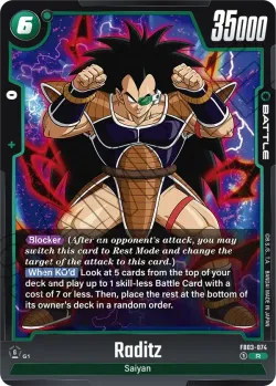 Raditz #FB03-074 · Dragon Ball Super: Fusion world