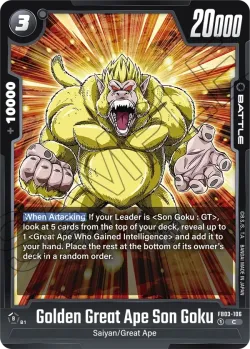 Golden Great Ape Son Goku 「FB03-106」「EN」