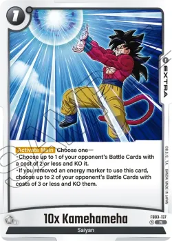 10x Kamehameha 「FB03-137」「EN」