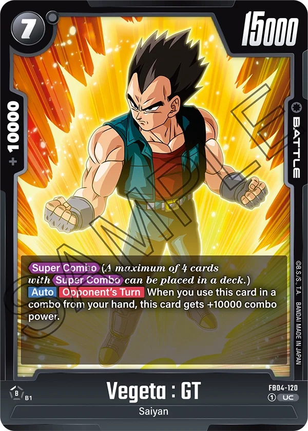 Vegeta : GT 「FB04-120」「EN」